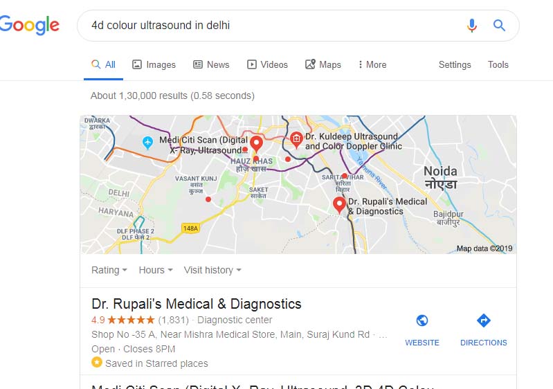 #1 Rank of Dr. Rupali's Medical and Diagnostics